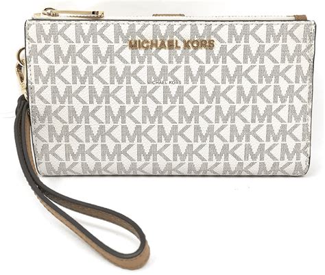 michael kors wristlet jet set travel continental|mk double zip wristlet.